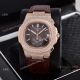 Japan Grade Patek Philippe Nautilus Chronograph Watches Rose Gold Diamond Case (7)_th.jpg